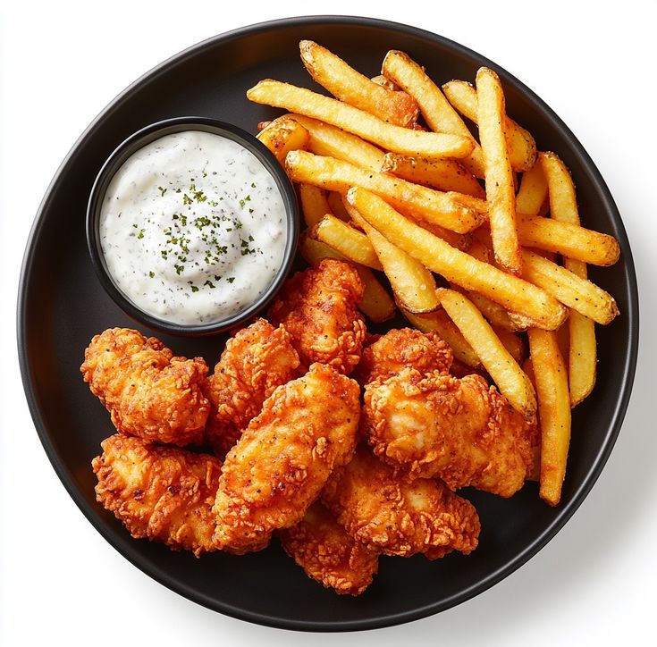 Chicken and chips